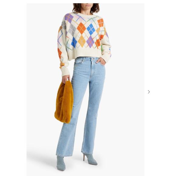 Ganni Denim Betzy high rise flared jeans size 24 waist 32L - Picture 2 of 8